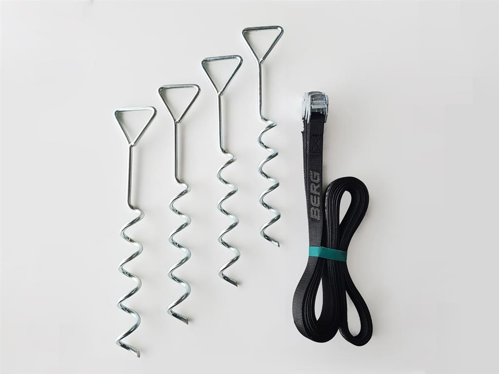 Trampoline Anchors, 4 Pack with Straps available in Cork